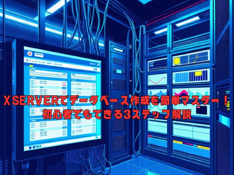 database creation with xserver