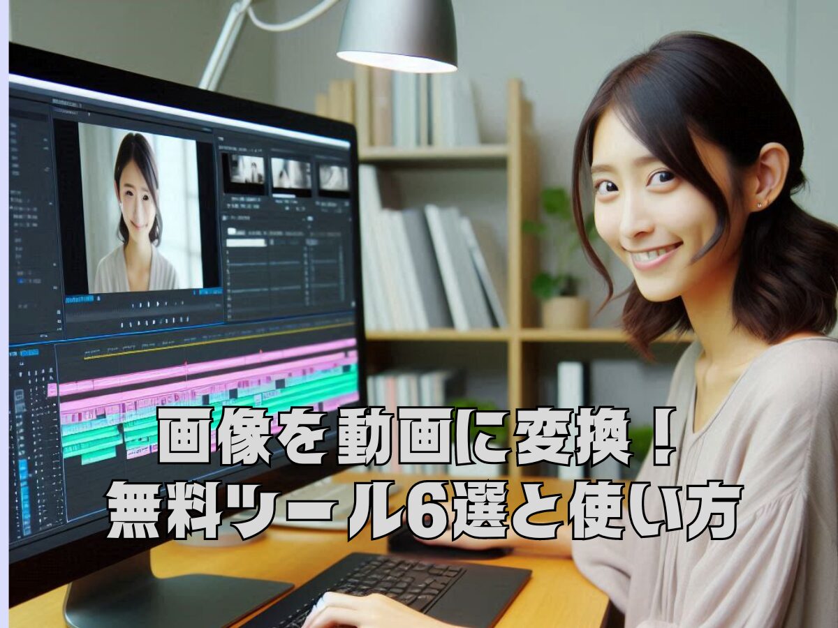 画像を動画に変換！無料ツール6選