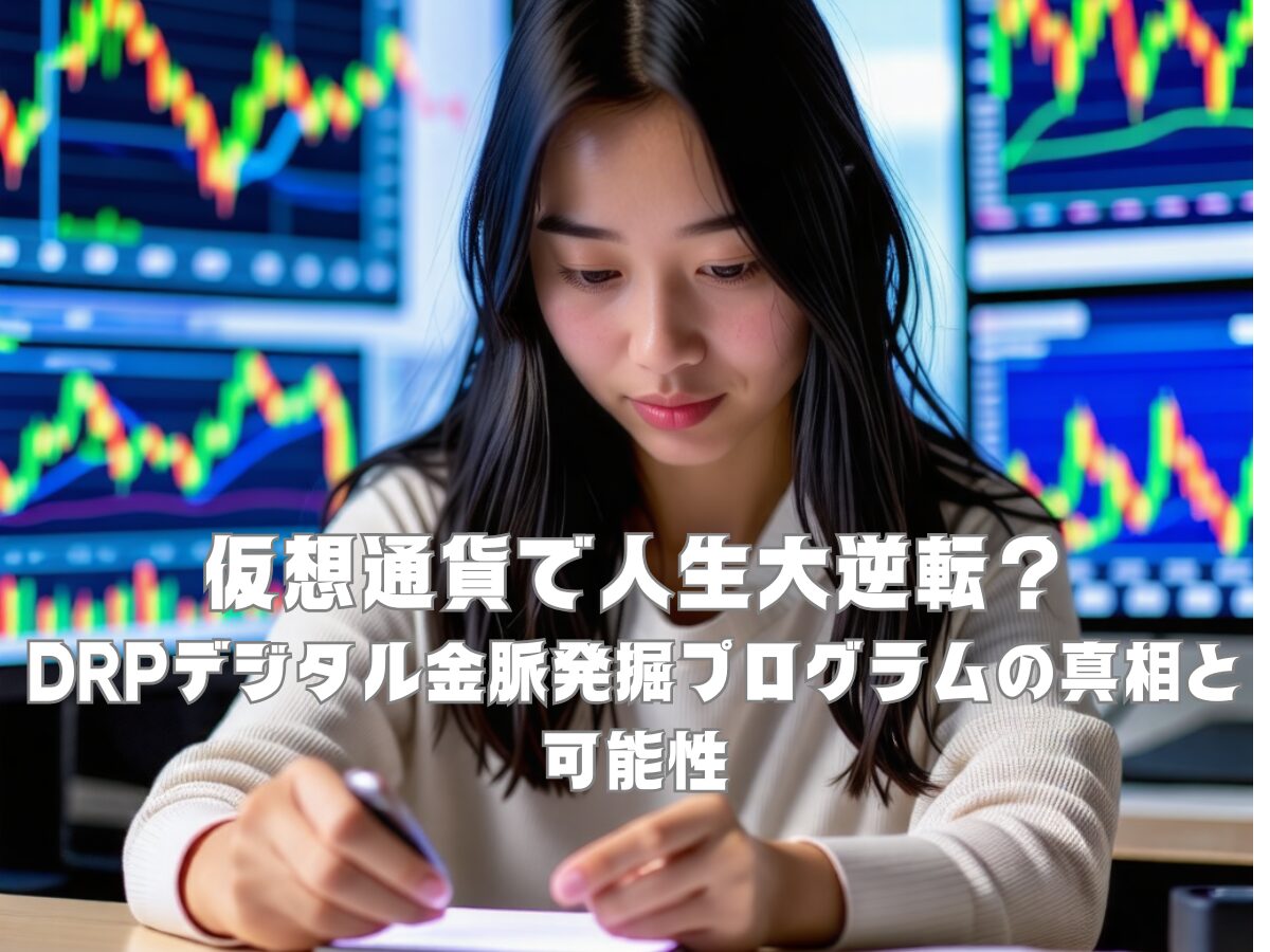 仮想通貨で人生大逆転？DRPデジタル金脈発掘プログラムの真相と可能性